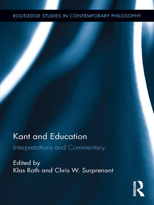cover image of Kant and Education